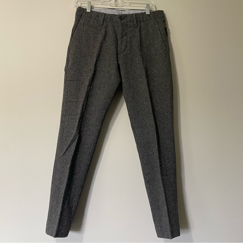 United Arrows men’s dark gray wool blend pants, JP 44 (US 28)